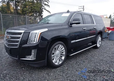 2018 Cadillac Escalade Esv Platinum z USA, uszkodzony, nr VIN 1GYS4KKJXJR250044